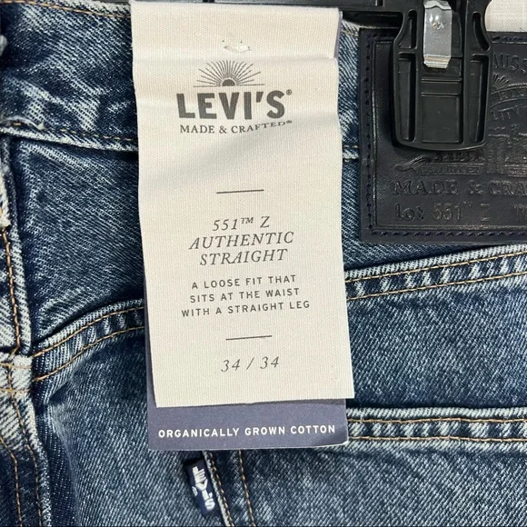 Levi’s Made & Crafted 551Z Authentic Straight Fit Jean In Pacific Crest - Picture 8 of 10